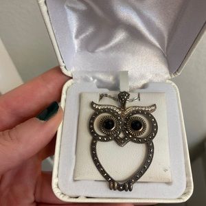 Owl Necklace 18”
